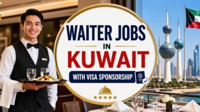 Waiter Jobs in Kuwait with Visa Sponsorship