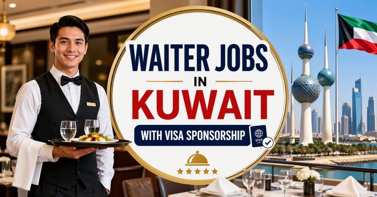 Waiter Jobs in Kuwait with Visa Sponsorship