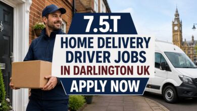 7.5T Home Delivery Driver Jobs in Darlington UK