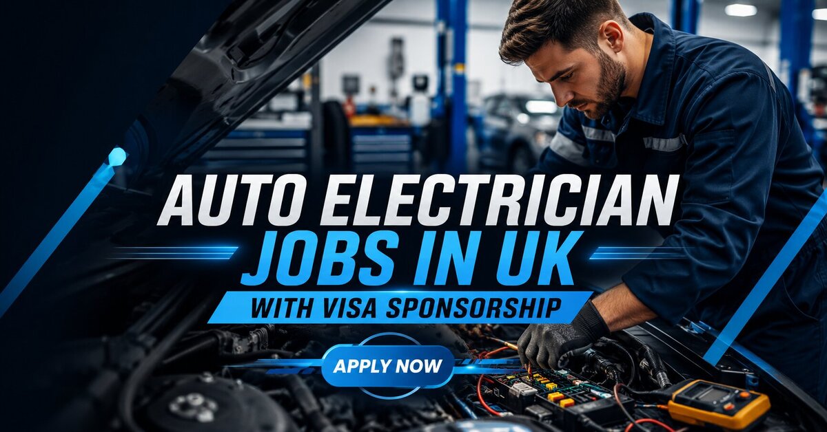 Auto Electrician Jobs in UK with Visa Sponsorship
