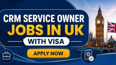 CRM Service Owner Jobs in UK with Visa