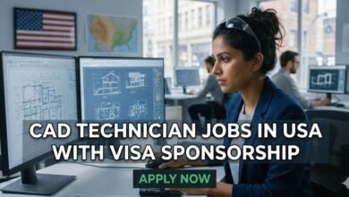 Cad Technician Jobs in USA with Visa Sponsorship