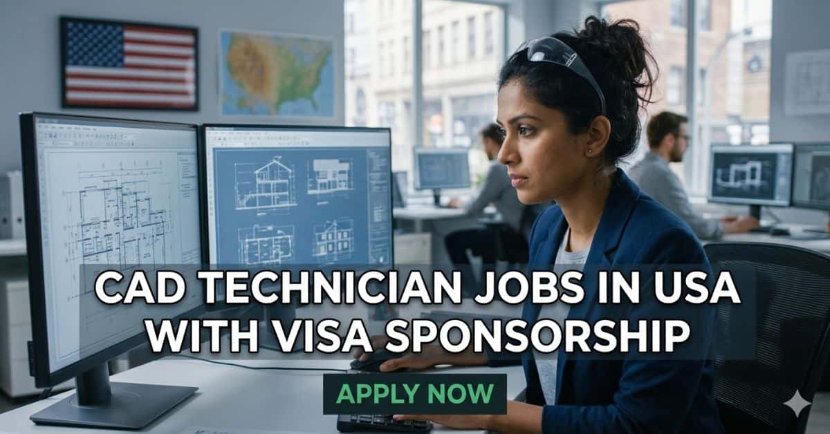 Cad Technician Jobs in USA with Visa Sponsorship