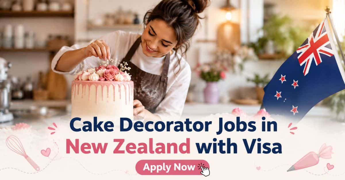Cake Decorator Jobs in New Zealand with Visa