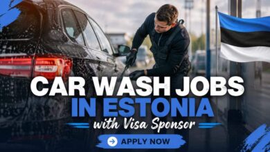 Car Wash Jobs in Estonia with Visa Sponsor