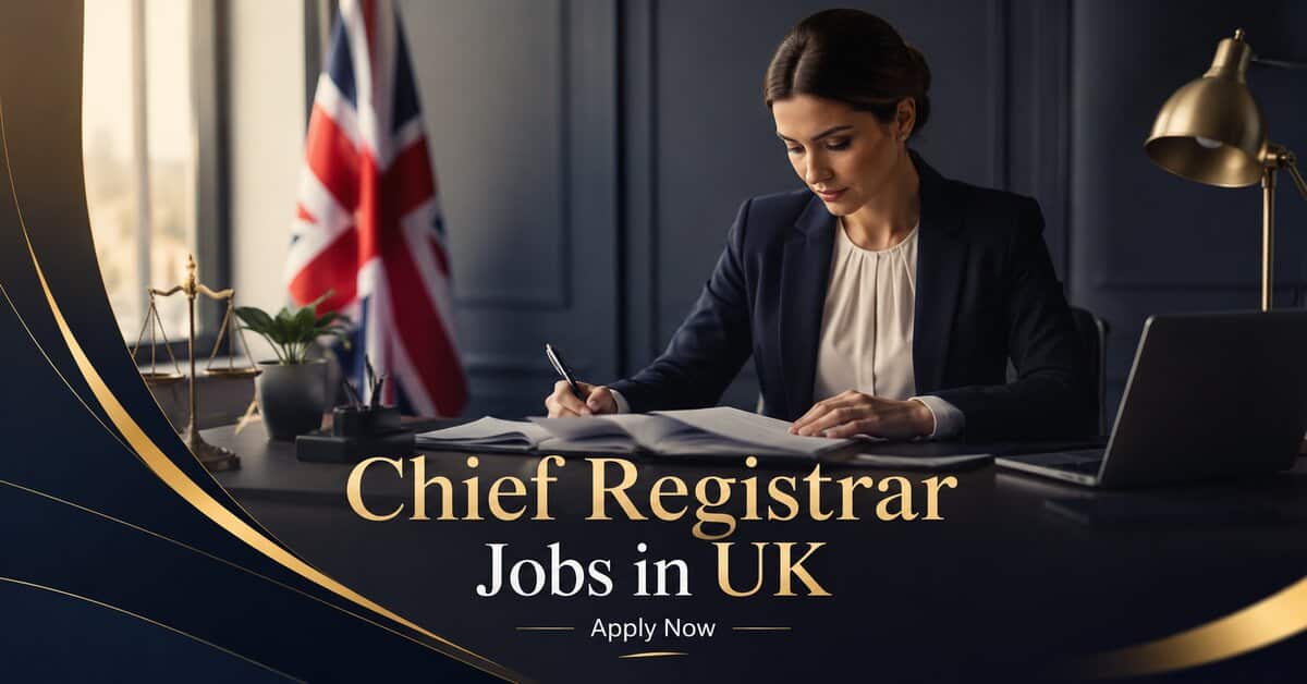 Chief Registrar Jobs in UK
