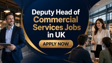 Deputy Head of Commercial Services Jobs in UK