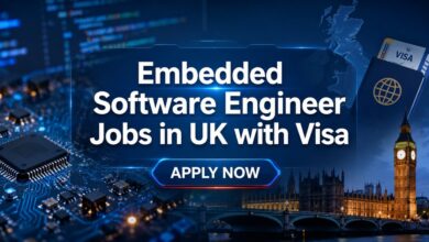 Embedded Software Engineer Jobs in UK with Visa