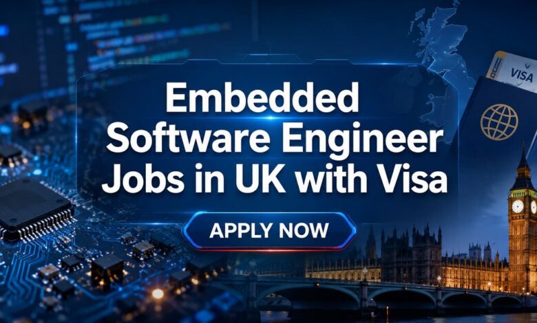 Embedded Software Engineer Jobs in UK with Visa