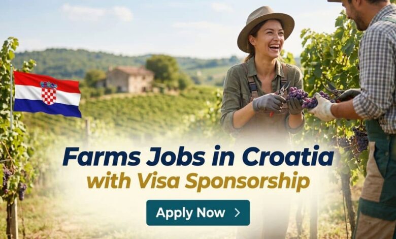 Farms Jobs in Croatia with Visa Sponsorship