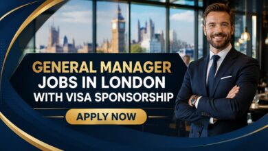 General Manager Jobs in London with Visa Sponsorship