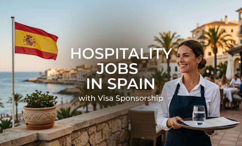 Hospitality Jobs in Spain with Visa Sponsorship