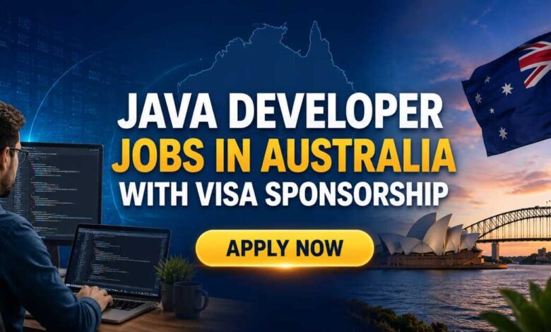 Java Developer Jobs in Australia with Visa Sponsorship