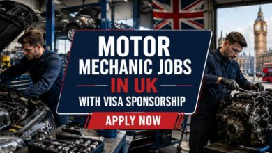 Motor Mechanic Jobs in UK with Visa Sponsorship