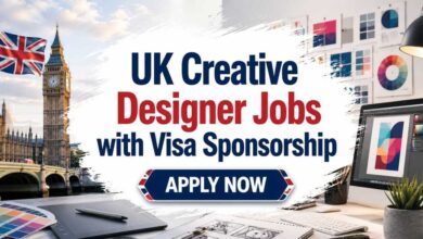UK Creative Designer Jobs with Visa Sponsorship