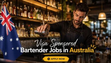 Visa Sponsored Bartender Jobs in Australia